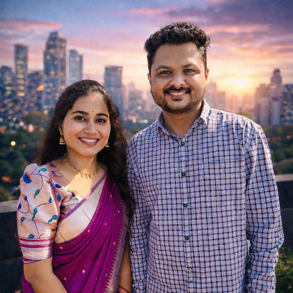 Divya and Sumit Couple